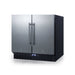 Summit | 36" Wide Built-In Refrigerator-Freezer (FFRF36) - Out of Stock until July Stainless Steel Front/Black Cabinet (FFRF36)   - Toronto Brewing