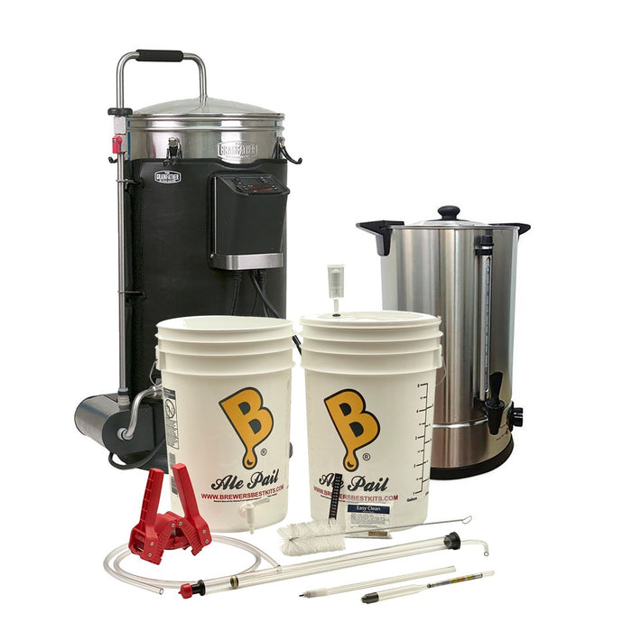 Brewer's Best 5 Gallon/19 Litre Homebrew Beer Brewing Equipment ULTIMATE ALL GRAIN Starter Kit with Grainfather G30v3 + Graincoat + Sparge Water Heater    - Toronto Brewing