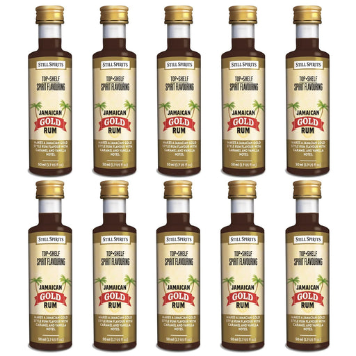 Still Spirits Top Shelf Jamaican Gold Rum Essence (50 ml) - 10 PACK    - Toronto Brewing