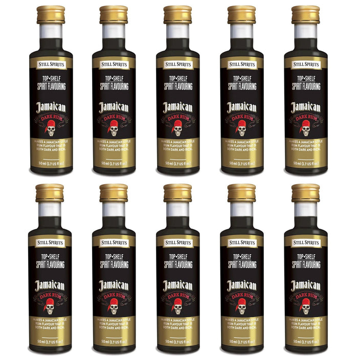 Still Spirits Top Shelf Jamaican Dark Rum Essence (50 ml) - 10 PACK    - Toronto Brewing