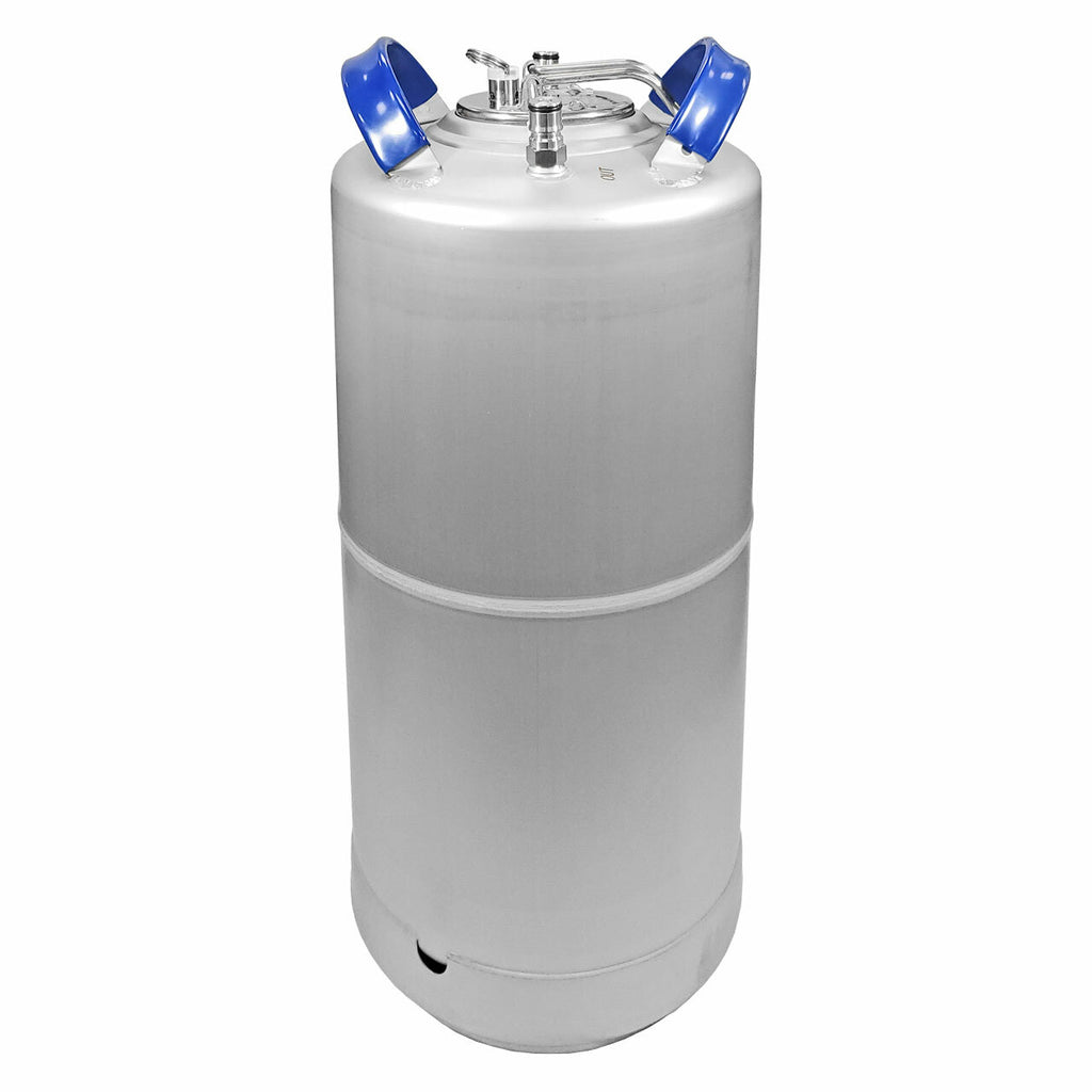 Ball Lock Keg - New 5 Gallon (19L) - Blue Handles