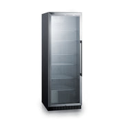 Summit | 24" Wide Beverage Centre, Stainless Steel Interior (SCR1401) Left Hand Black  - Toronto Brewing
