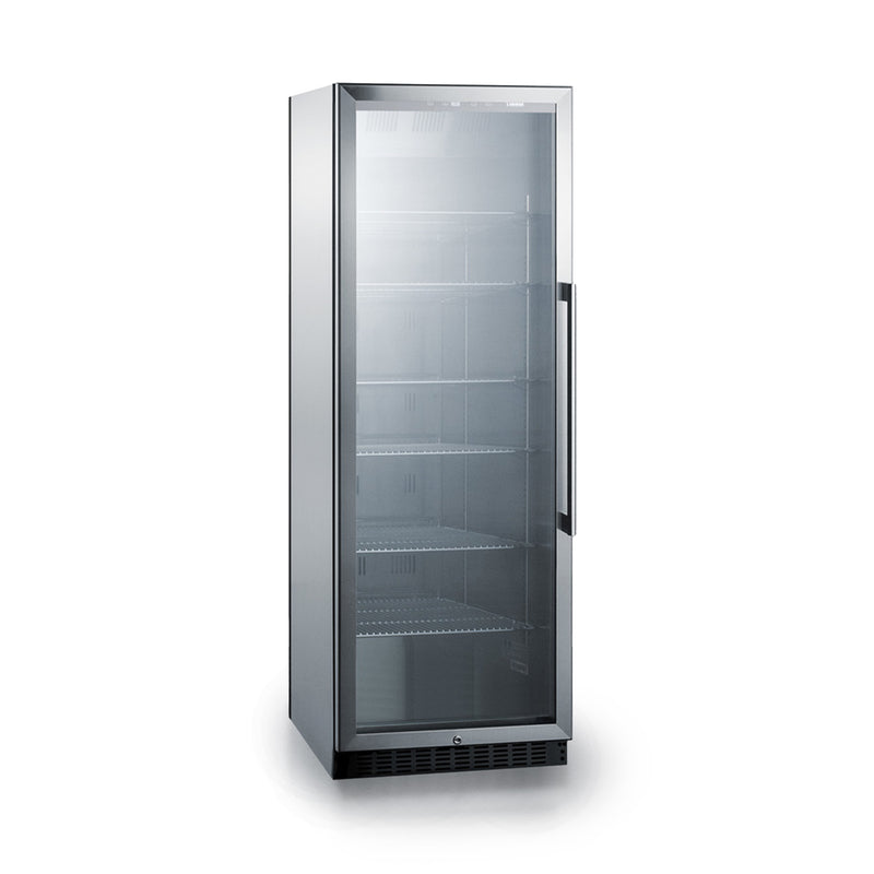 Summit | 24" Wide Beverage Centre, Stainless Steel Interior (SCR1401) Left Hand Stainless Steel  - Toronto Brewing
