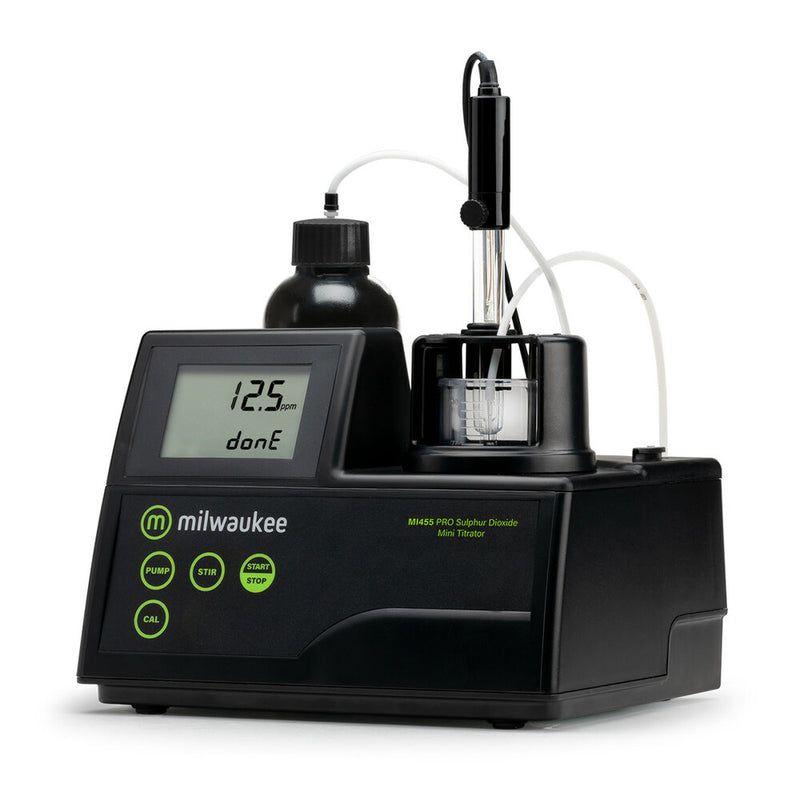 Milwaukee | MI455 PRO Mini Titrator for Sulfur Dioxide in Wine    - Toronto Brewing
