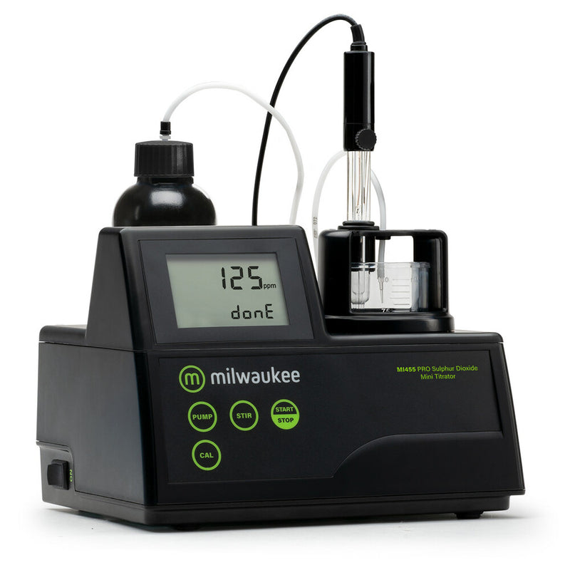 Milwaukee | MI455 PRO Mini Titrator for Sulfur Dioxide in Wine    - Toronto Brewing