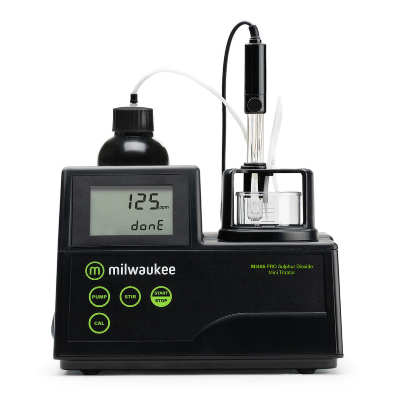 Milwaukee | MI455 PRO Mini Titrator for Sulfur Dioxide in Wine    - Toronto Brewing