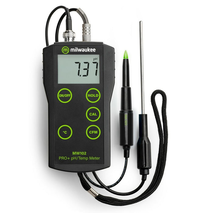 Milwaukee | MW102-FOOD PRO+ 2-in-1 pH and Temperature Meter for Food    - Toronto Brewing