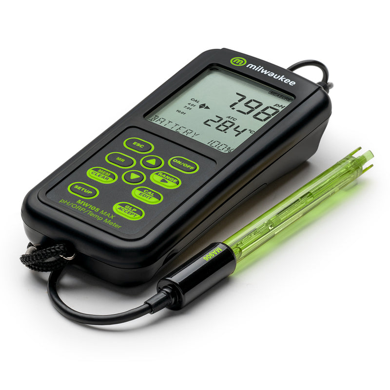 Milwaukee | MW105 MAX Waterproof pH/ORP/Temp Portable Meter    - Toronto Brewing
