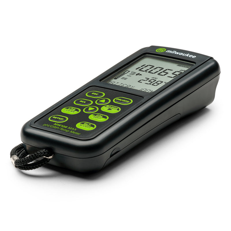 Milwaukee | MW106 MAX Waterproof pH/ORP/Temp Logging Portable Meter    - Toronto Brewing