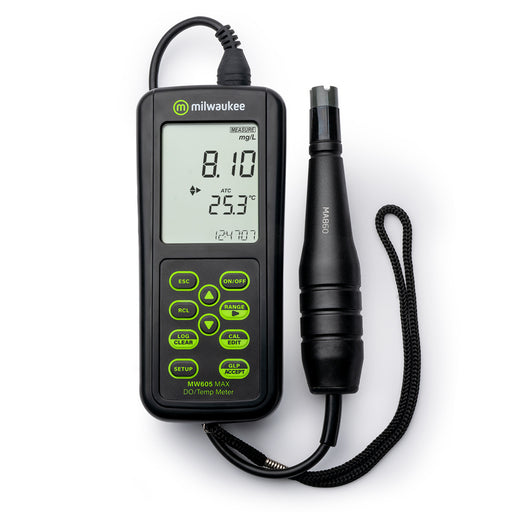 Milwaukee | MW605 MAX Waterproof Galvanic Dissolved Oxygen Meter With Automatic Calibration    - Toronto Brewing