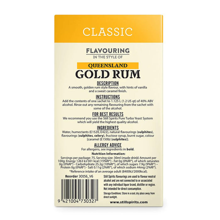 Still Spirits Classic Queensland Gold Rum Essence Duplex    - Toronto Brewing