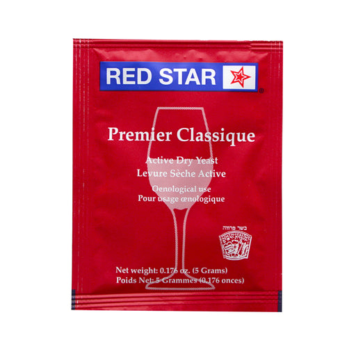 Red Star | Premier Classique Montrachet Dry Wine Yeast (5 g) 1 Pk   - Toronto Brewing