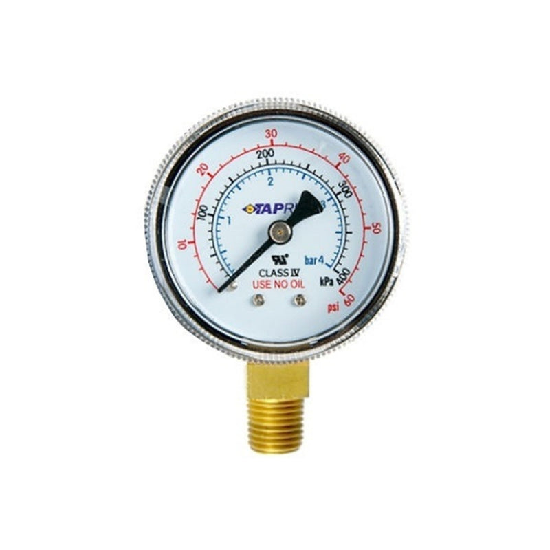 Taprite | Low Pressure CO2 Regulator Replacement Gauge (0-60 PSI)    - Toronto Brewing