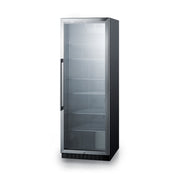 Summit | 24" Wide Beverage Centre, Stainless Steel Interior (SCR1401) Right Hand Black  - Toronto Brewing