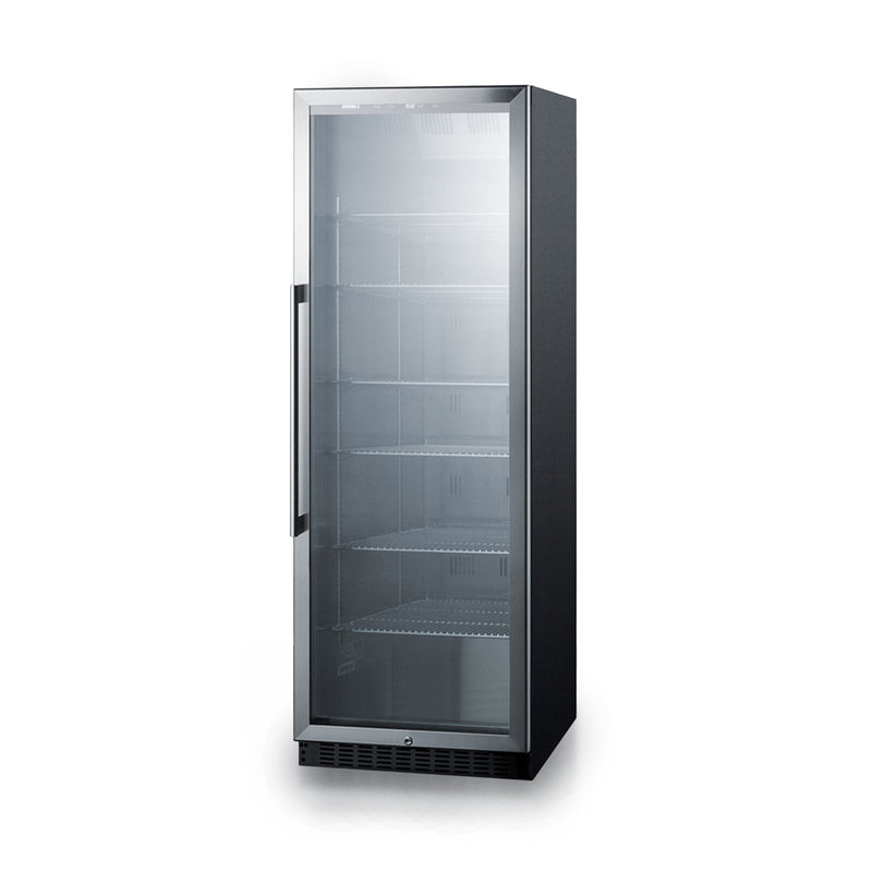 Summit | 24" Wide Beverage Centre, Stainless Steel Interior (SCR1401) Right Hand Black  - Toronto Brewing