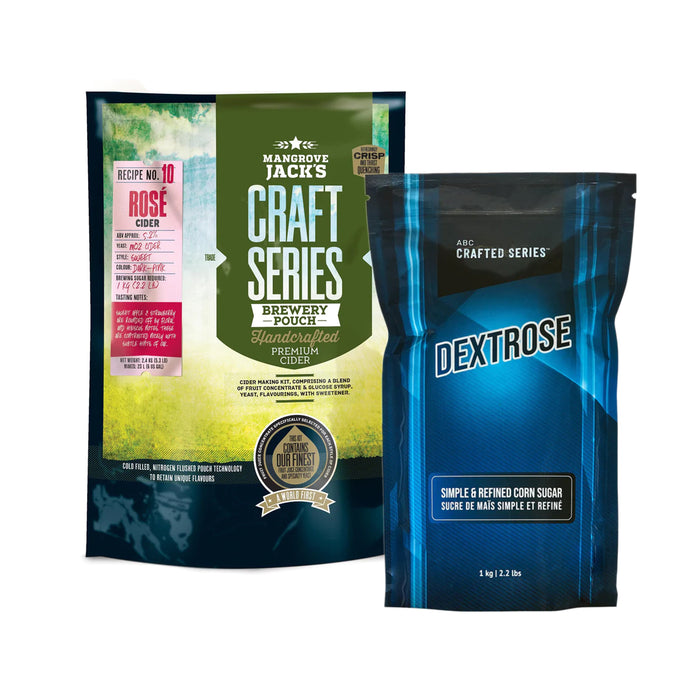 Mangrove Jack’s | Rosé Cider Kit + 1Kg Dextrose   - Toronto Brewing