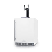 Summit | 5.6 cu. ft. Dual Tap Built-In Cold Brew Coffee Kegerator, ADA (SBC58WHBIADACFTWIN)    - Toronto Brewing