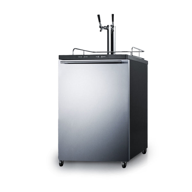 Summit | 24" Wide Dual Tap Built-In Commercial Kegerator (SBC635MBI7SSTWIN)    - Toronto Brewing
