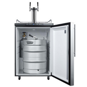 Summit | 5.6 cu.ft. Double Tap Built-In Kegerator (SBC635MBISSTWIN)    - Toronto Brewing