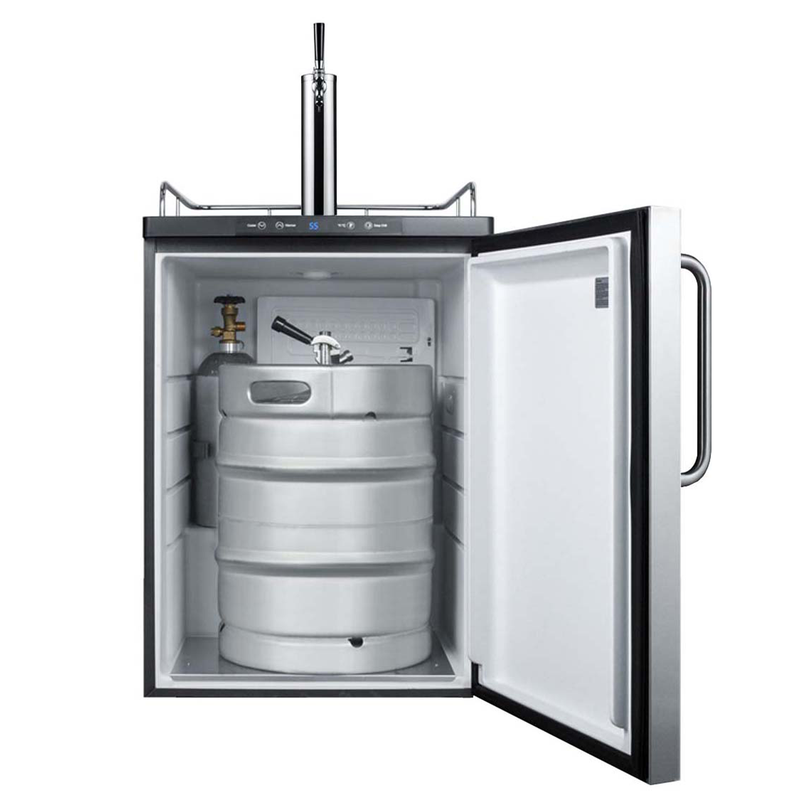 Summit | 5.6 cu. ft Single Tap Built-In Kegerator (SBC635MBISSTB)    - Toronto Brewing