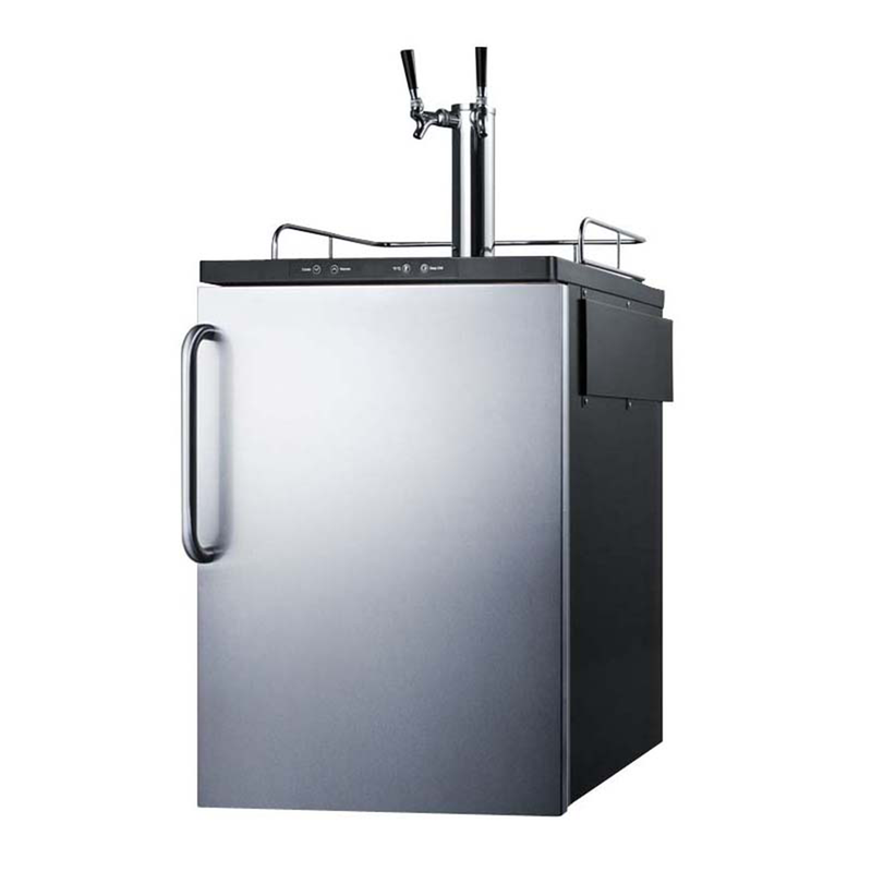 Summit | 5.6 cu.ft. Dual Tap Built-In Kegerator (SBC635MBISSTBTWIN)    - Toronto Brewing
