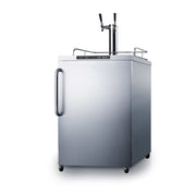 Summit | 5.6 cu. ft. Dual Tap Outdoor Commercial Kegerator (SBC635MOS7TWIN) Towel Bar   - Toronto Brewing