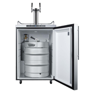Summit | 5.6 cu. ft. Dual Tap Outdoor Kegerator (SBC635MOSTWIN)    - Toronto Brewing
