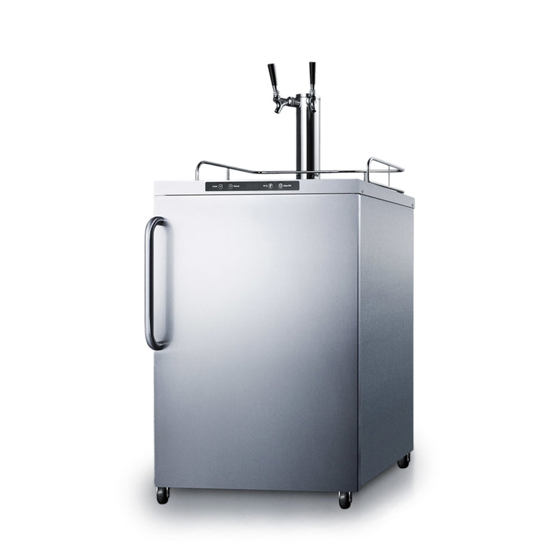 Summit | 5.6 cu. ft. Dual Tap Outdoor Kegerator (SBC635MOSTWIN) Towel Bar   - Toronto Brewing