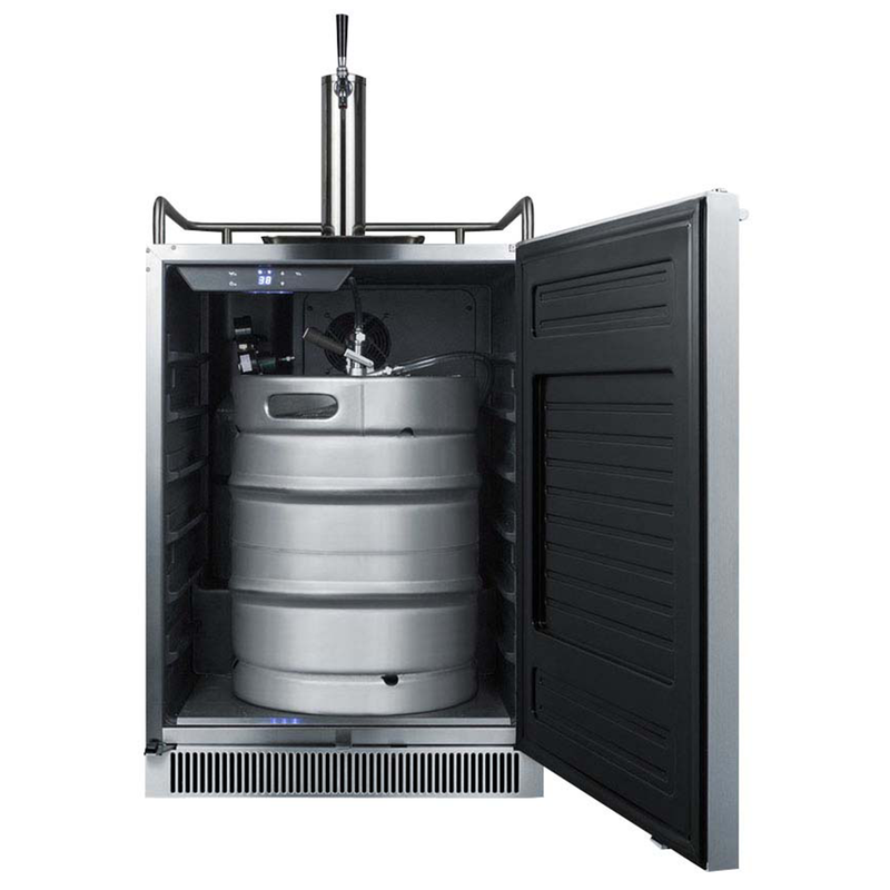 Summit | 6.5 cu.ft. Single Tap Built-In Kegerator - Stainless Steel Door (SBC677BI)    - Toronto Brewing