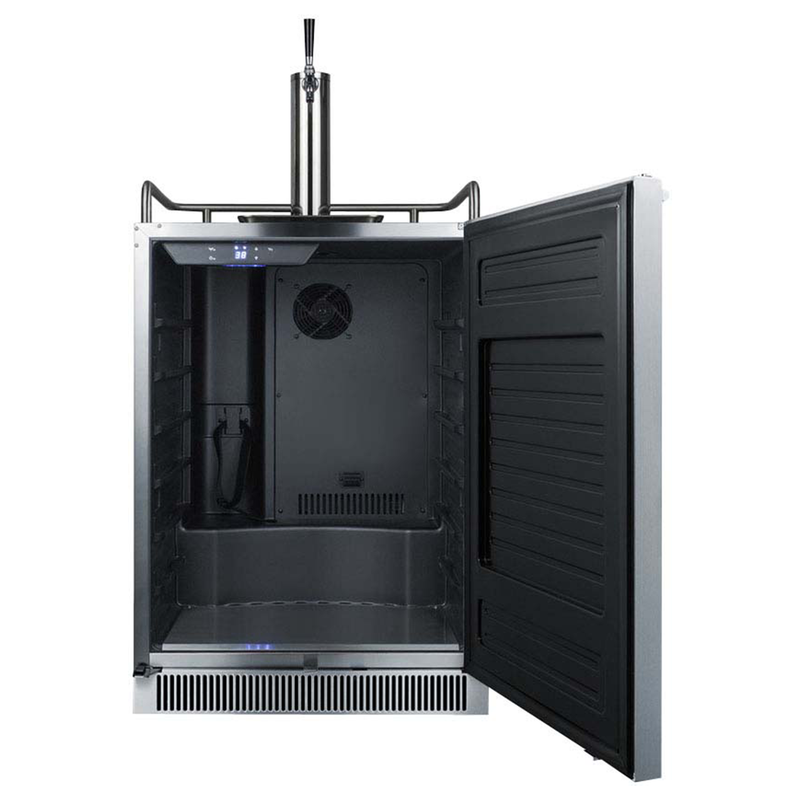 Summit | 6.5 cu.ft. Single Tap Built-In Kegerator - Stainless Steel Door (SBC677BI)    - Toronto Brewing