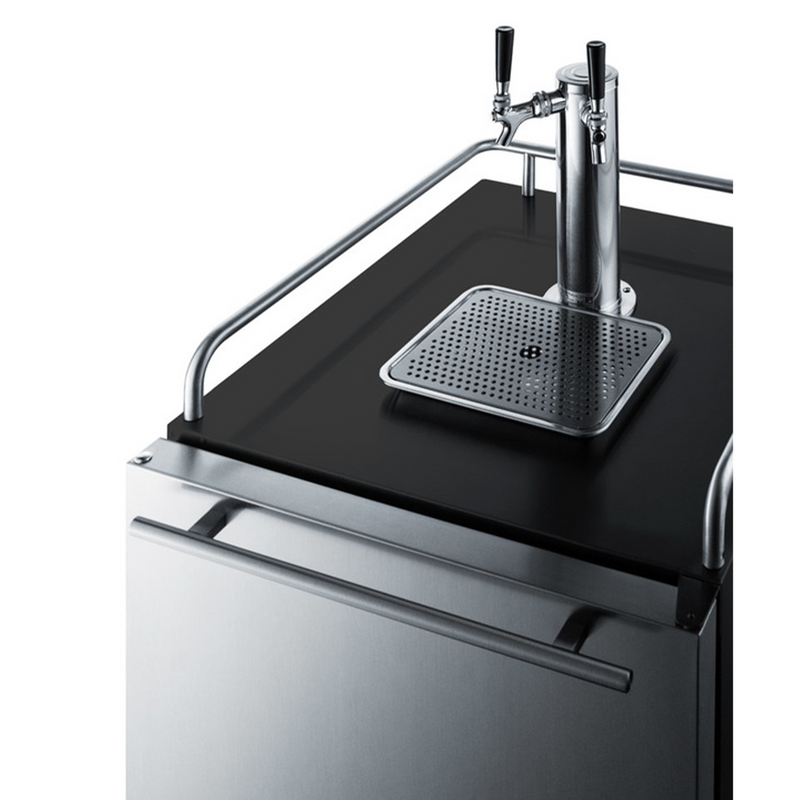 Summit | 6.5 cu. ft. Dual Tap Built-In Kegerator (SBC677BITWIN)    - Toronto Brewing