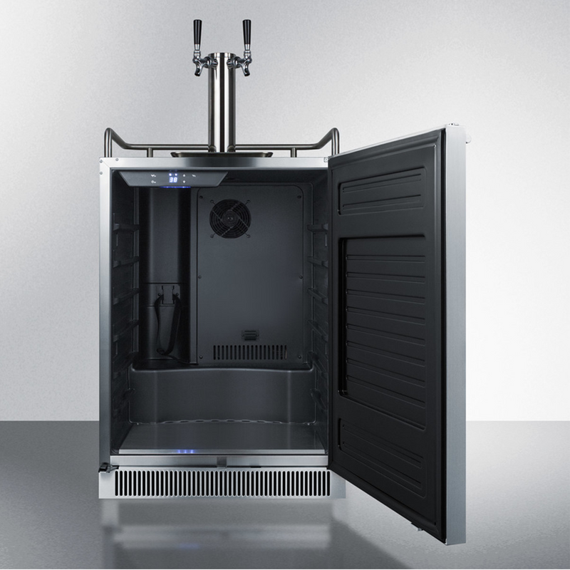Summit | 6.5 cu. ft. Dual Tap Built-In Kegerator (SBC677BITWIN)    - Toronto Brewing