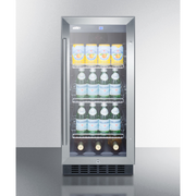 Summit | 15" Built-In Beverage Cooler (SCR1536BG)    - Toronto Brewing