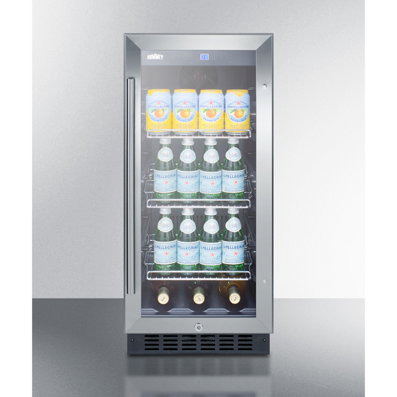 Summit | 15" Built-In Beverage Cooler (SCR1536BG)    - Toronto Brewing