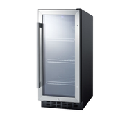Summit | 15" Built-In Beverage Cooler (SCR1536BG) Steel (SCR1536BG)   - Toronto Brewing