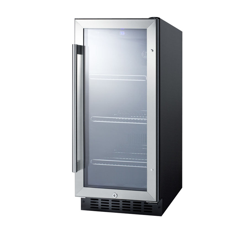 Summit | 15" Built-In Beverage Cooler (SCR1536BG) Steel (SCR1536BG)   - Toronto Brewing