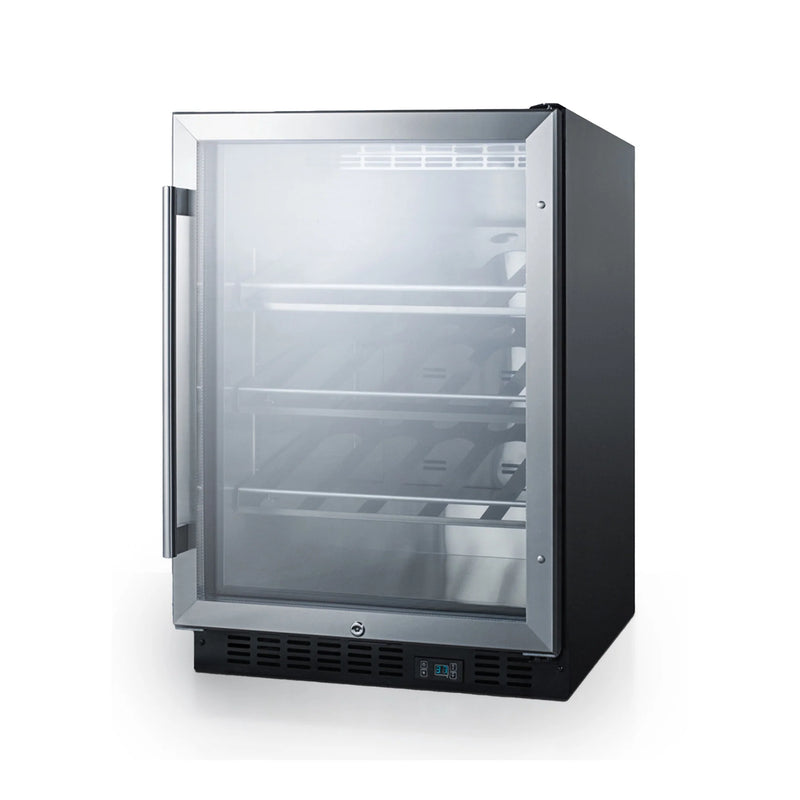 Summit | 24" Wide Built-In Single Zone Outdoor Commercial Wine Cellar (SCR611GLOSCH)    - Toronto Brewing