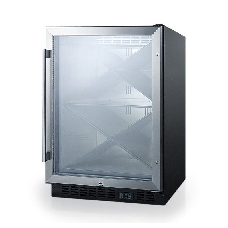 Summit | 24" Single Zone Built-In Commercial Wine Cellar (SCR610BLX) - OUT OF STOCK    - Toronto Brewing