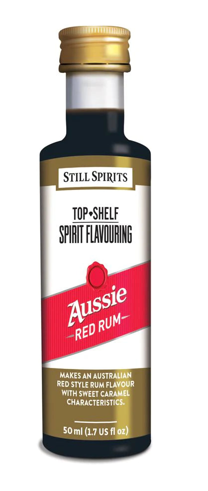 Still Spirits Top Shelf Aussie Red Rum Essence (50 ml) - 10 PACK    - Toronto Brewing
