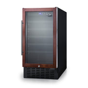 Summit | 34 Bottle Single Zone Built-In Wine Refrigerator (SWC1840B) Panel Ready (SWC1840BPNR)   - Toronto Brewing