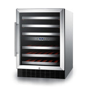 Summit | 24" Wide Built-In Dual Zone Wine Cellar Stainless Steel   - Toronto Brewing