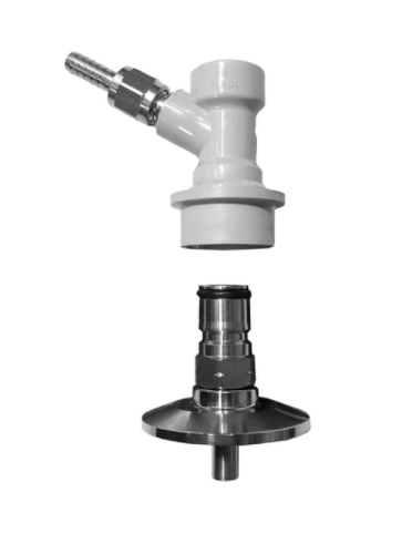 Tri-Clamp - 1.5" TC x Ball Lock Gas Post    - Toronto Brewing