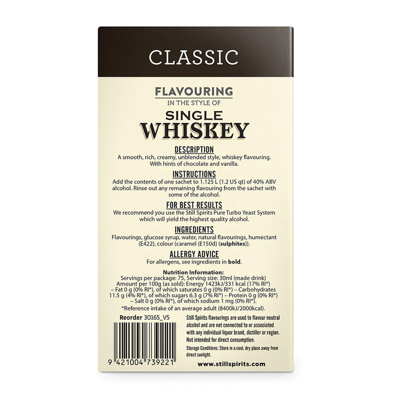 Still Spirits Classic Single Whiskey Essence Duplex    - Toronto Brewing