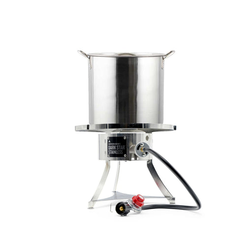 5 Gallon Stainless Steel Brew Pot Kettle with Dark Star® Stainless Burner    - Toronto Brewing