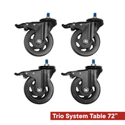 Spike Brewing | Caster Wheel Kits New Trio Table 72"   - Toronto Brewing
