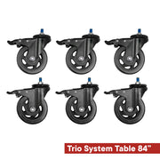 Spike Brewing | Caster Wheel Kits New Trio Table 84"   - Toronto Brewing