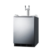 Summit | 5.5 cu. ft. Dual Tap Built-In Cold Brew Coffee Kegerator (SBC58BLBIADACFTWIN)    - Toronto Brewing