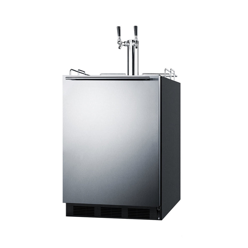 Summit | 5.5 cu. ft. Dual Tap Built-In Cold Brew Coffee Kegerator (SBC58BLBIADACFTWIN)    - Toronto Brewing
