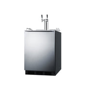 Summit | 5.5 cu. ft. Dual Tap Built-In Kegerator - ADA Compliant (SBC58BLBIADA)    - Toronto Brewing