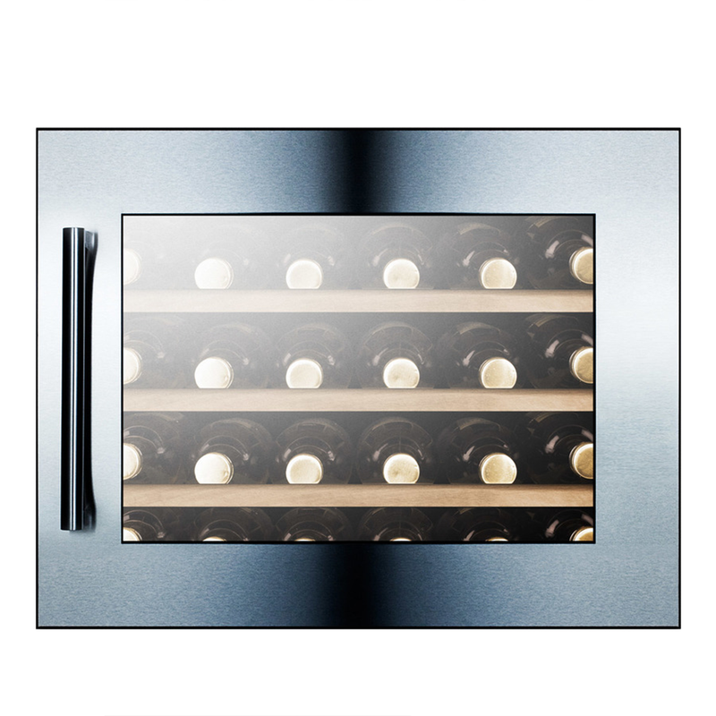 Summit | 28 Bottle Single Zone Stainless Steel Built-In Wine Refrigerator (VC28S)    - Toronto Brewing